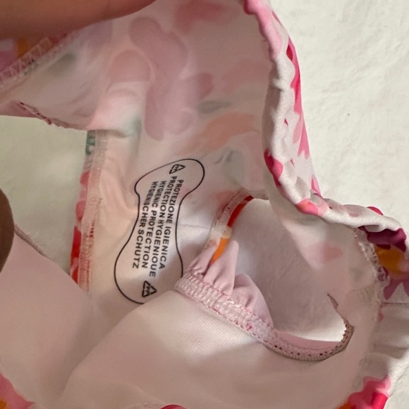 GAP Floral Kids Swim Bikini - Pink and Orange - Picture 3 of 3